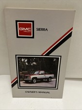 Vintage 1988 GMC Sierra Pickup Truck Owner?s Manual, NOS,