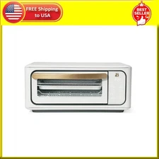 Beautiful Infrared Air Fry Toaster Oven, 9-Slice, 1800 W, White Icing by Drew Ba