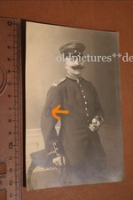 tolles altes Foto Portrait Landwehr ?? Arzt ? Ärmelabzeichen - Regt. 57 ? Wesel 