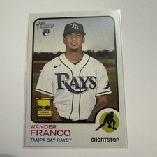 2022 Topps Heritage #347 Wander Franco Error Short Print