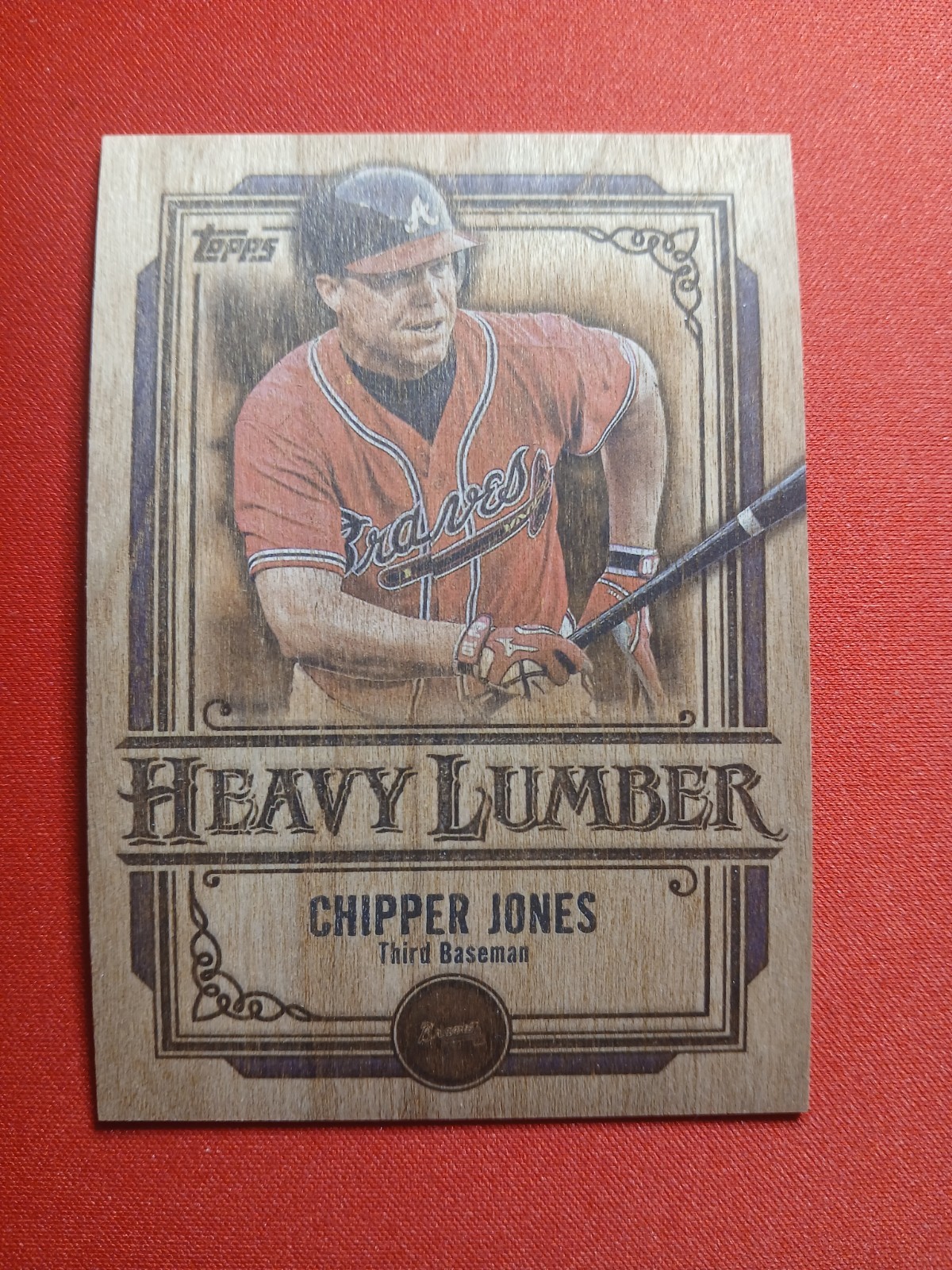 2025 Topps Update CHIPPER JONES Heavy Lumber SSP Braves🔥