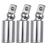 "3Pcs Universalgelenk-Stecknuss 1/2\" Antrieb CR-V Stahl FüR Drehstecknuss"