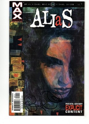 ALIAS #1 (2001) - GRADE 9.2 - MARVEL 1ST APPEARANCE JESSICA JONES SIGNED BENDIS