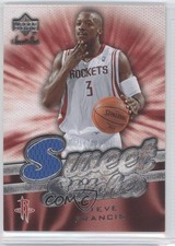 2007-08 Upper Deck Sweet Shot Stitches Memorabilia Steve Francis #ST-SF 0m7