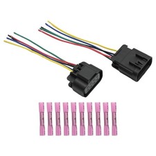 Male and Female Headlight Connector Plug Harness Pigtail Replacement for Chevy S