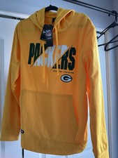 Green Bay Packers Lightweight NFL Hoodie Combine Training Pullover Size L NWT 