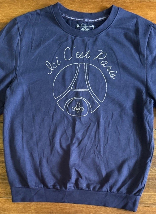Paris Saint Germain Sweatshirt Navy Crew Neck PSG