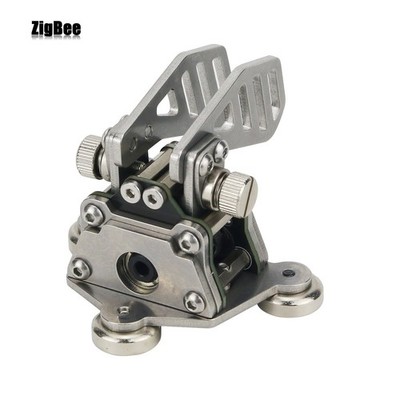 HamGeek HG-K6 2nd Generation Dual-Paddle Morse Key Stainless Steel Automatic CW