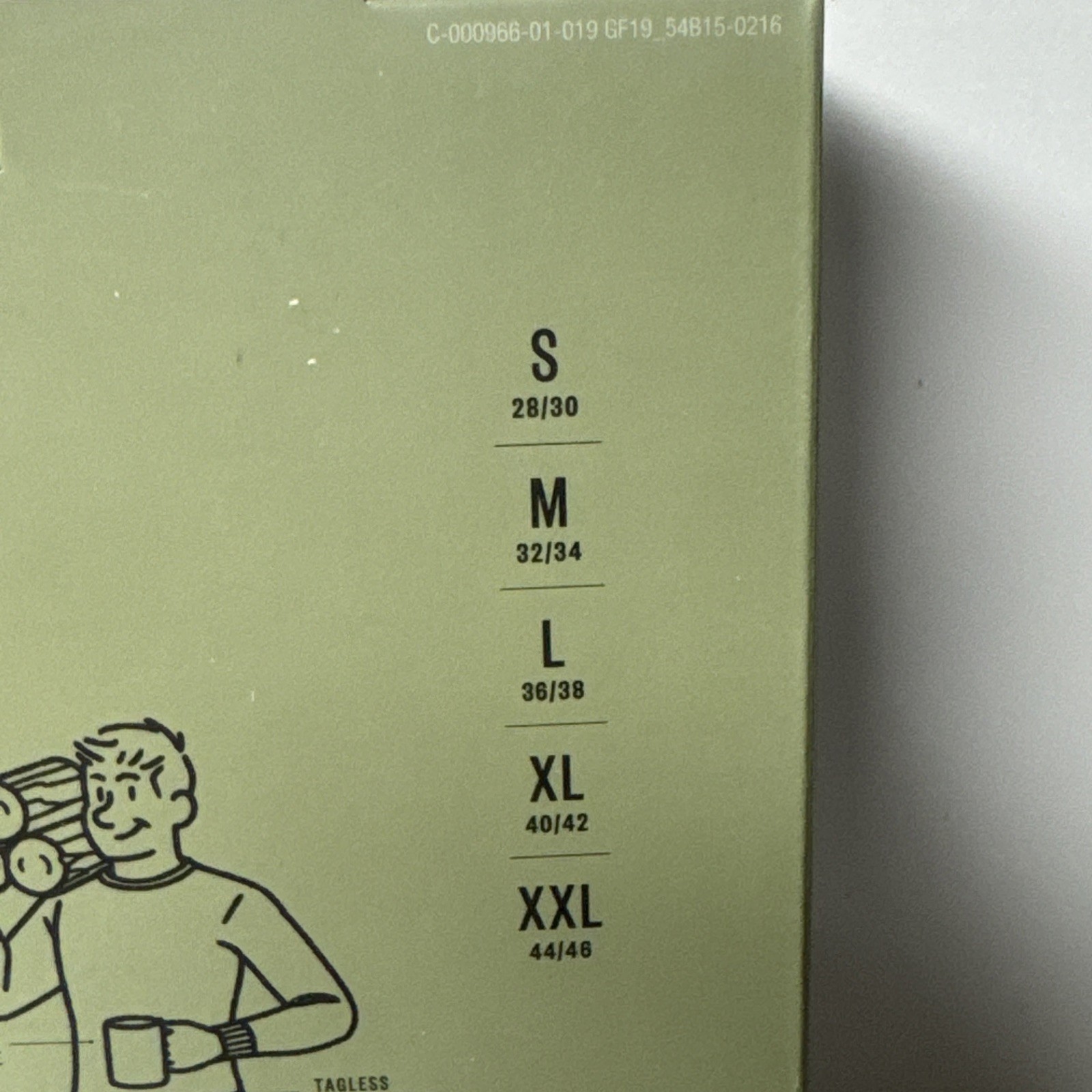 GoodFellow Thermal Underwear Pants Long John Drawers Black Small 28 30 Slim Fit 