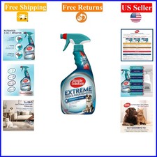 Extreme Pet Stain  Odor Remover Spray, 32 oz, Enzymatic Cleaner, Strong Clea...