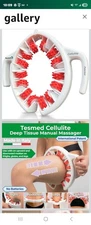 TESMED Anti Cellulite Massager: Clinically Proven Efficacy Made in Italy Roller