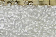 6/0  Czech Seed Beads Color Lined Glow In The Dark Glass Crafts Jewelry/28 grams