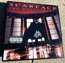SCARFACE FIRMADO El Vinilo Intocable Certificado de Autenticidad JSA RAP HIP HOP