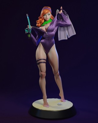Painted Daphne Statue 1/4 Figure