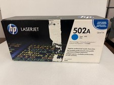 NEW Genuine HP LaserJet 502A Cyan Toner Cartridge Q6471A 