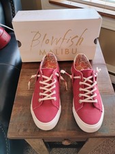 Women's Blowfish Malibu Martina Red Slip On Sneakers - Size 8