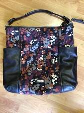 COACH Splatter Handbag F32893 Multicolor