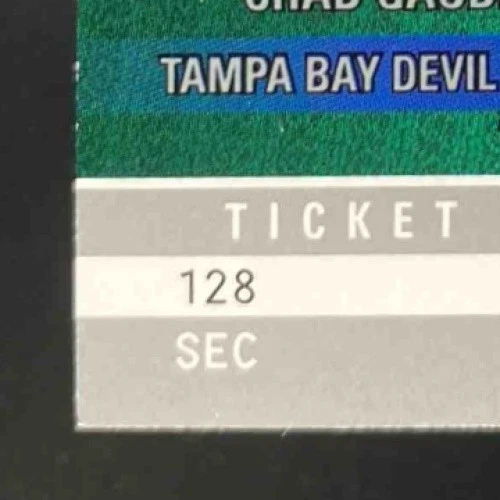 Chad Gaudin 2004 Fleer Authentix RC Ticket to The Majors /999 #102 - Image 4 of 4