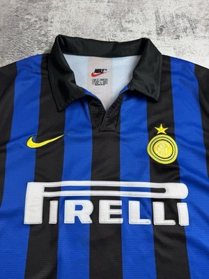 9 Ronaldo Inter Milan 1998 1999 Nike Blue Soccer Football M Home T