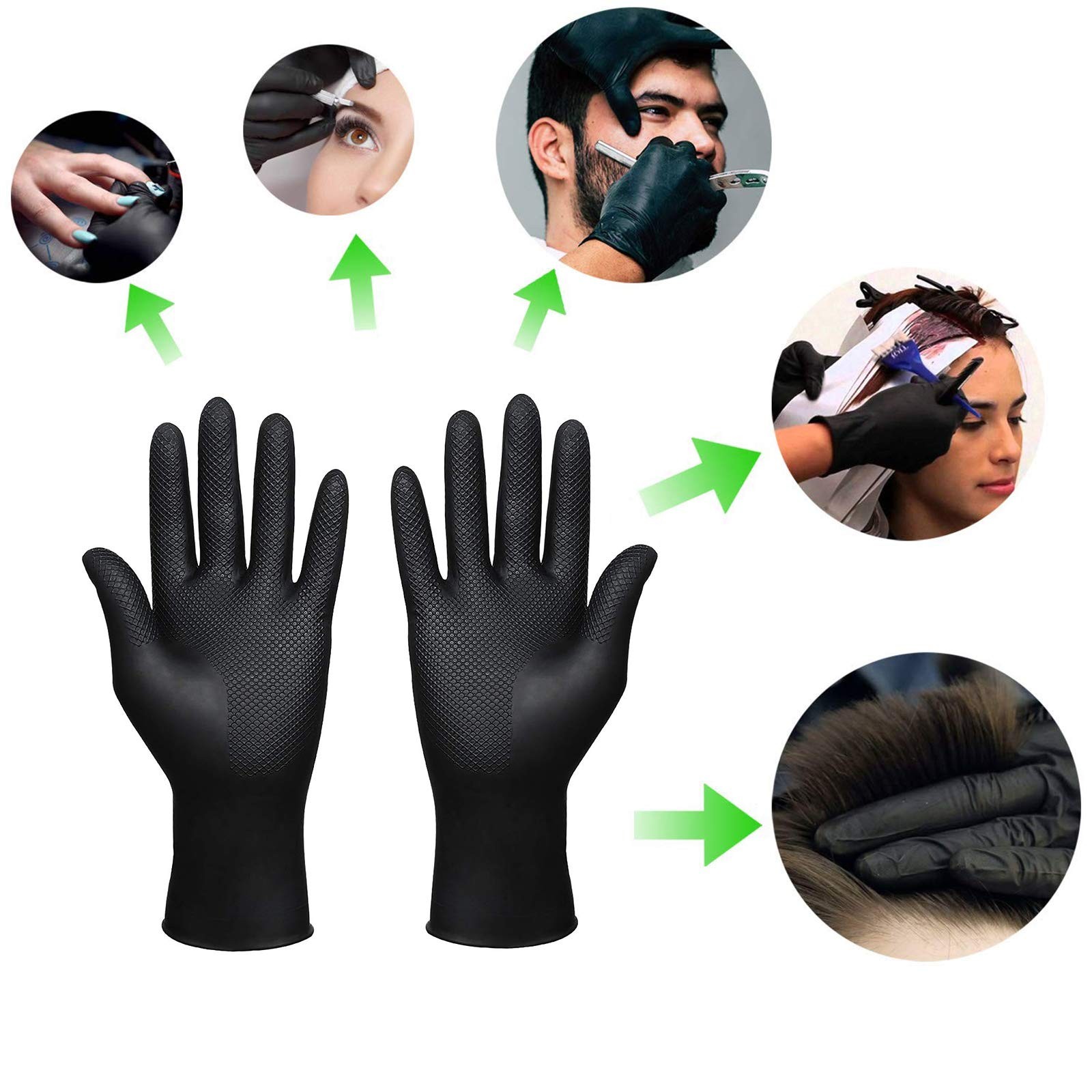 1 Pair Professional Hair Dye Gloves Hair Coloring Accessories for Hair Salon