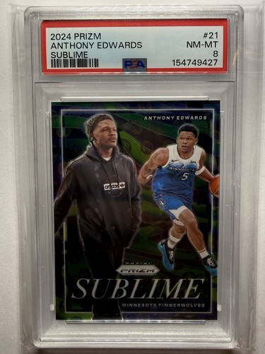 Anthony Edwards #21 2024 Panini Prizm Sublime card
