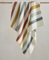 Mamas & Papas Dream Upon A Cloud Knitted Blanket Striped New RRP £32