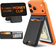 For Magsafe Wallet with Money Clip, Strongest Magnetic Wallet for iPhone 17/16/1