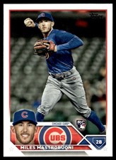 2023 Topps Miles Mastrobuoni Rookie Chicago Cubs #592