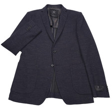 John Varvatos Jersey Melange Varick Sport Coat Mens 38R Blue Blazer Jacket