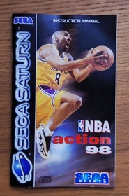 NBA Action 98 - Sega Saturn - Boxed with Manual - PAL / ELSPA Kobe Bryant