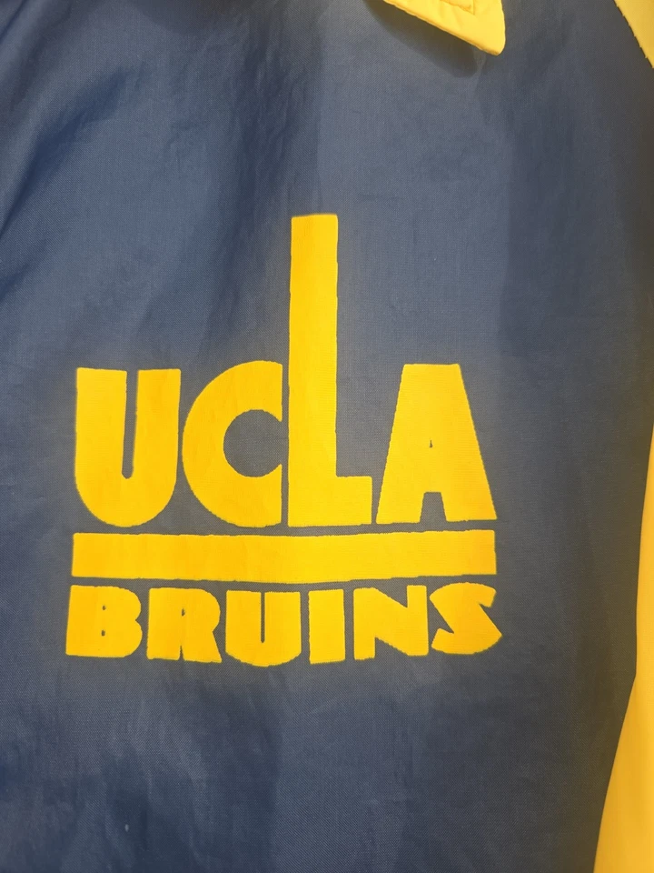 Vintage 60s 70s Champion UCLA Bruins Nylon Coach Jacket M Made in USA Rare - Image 2 of 4