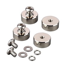 88lb 4Pack Strong Neodymium Deep Pot Magnet with M8 Female Thread, Super-Thic...