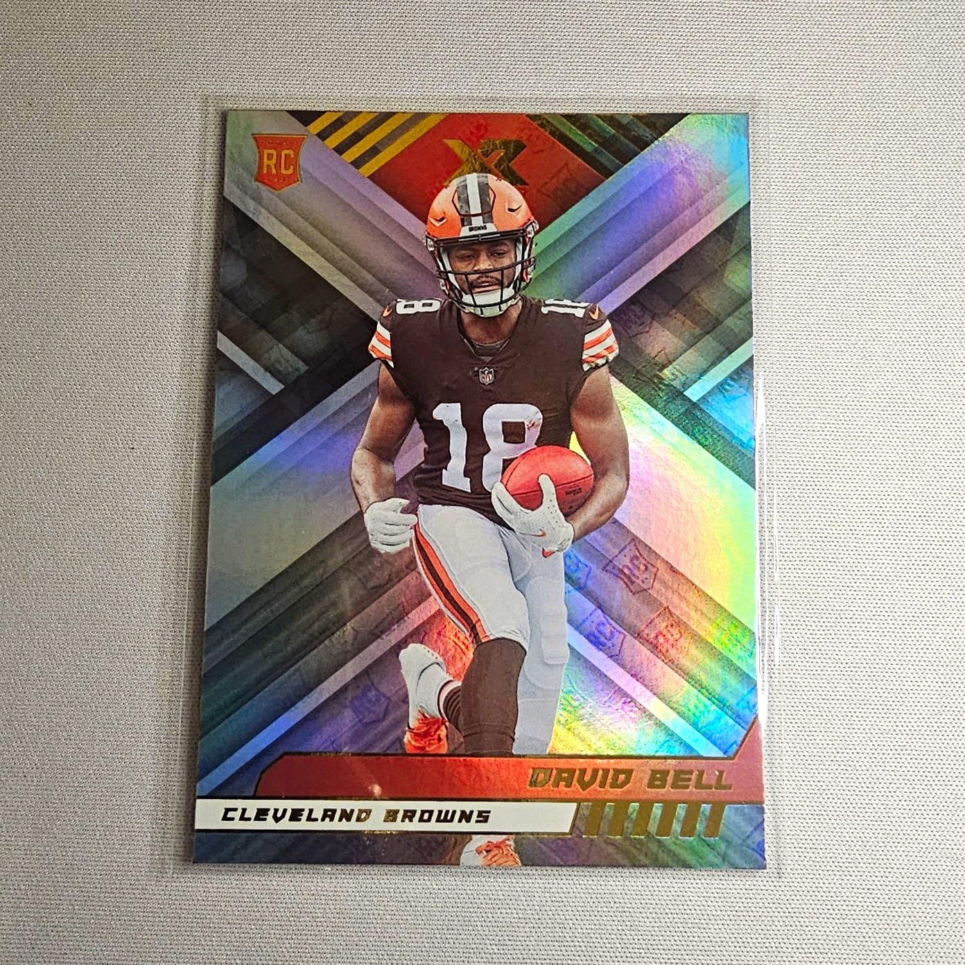 Panini 2022 XR Rookies David Bell Cleveland Browns RC Rookie Card #132