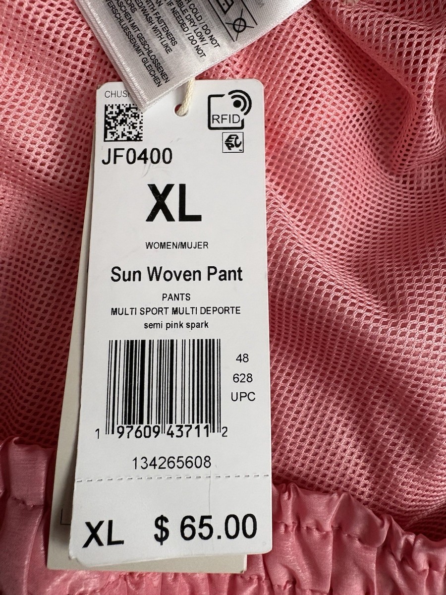 NEW ADIDAS Pink Sunglass Pack Woven Cargo Walking Hiking Pants