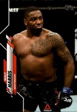 2020 Topps UFC #63 Walt Harris SN Black #/69