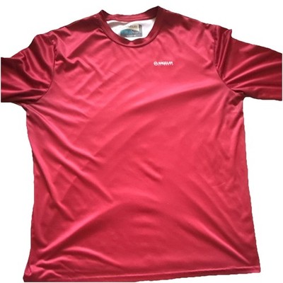 Magellan Outdoors Fish Gear Classic Fit Moisture Wicking Red Long Sleeve L