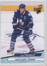 2012-13 Fleer Retro 1992-93 Ultra Design Dion Phaneuf #'92-24 Auto 0c3