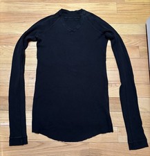 Julius Fall/Winter 2014 Glitch Henley Sweater Size Small Cotton Cashmere Waffle