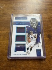 2019 Panini Encased Trace McSorley ROOKIE PATCH - Triple MEM /50 SSP RC