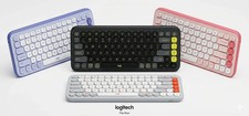 Image of Logitech POP ICON Keys Wireless Bluetooth Keyboard, Comfortable Typing US LAYOUT