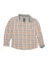 Kenneth Cole REACTION Boys Orange Long Sleeve Button-Down Shirt 8