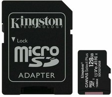 Kingston 128GB Micro SD Card MicroSDHC Class 10 UHS-I Memory Card With Adapter