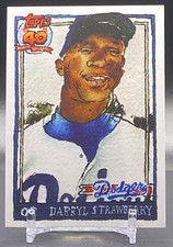 2022 Topps Spotlight 70 II by Andy Friedman #53 Darryl Strawberry LA Dodgers