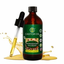 100 Pure Castor Oil 16oz Organic Cold Pressed Hexane Free Hair Skin