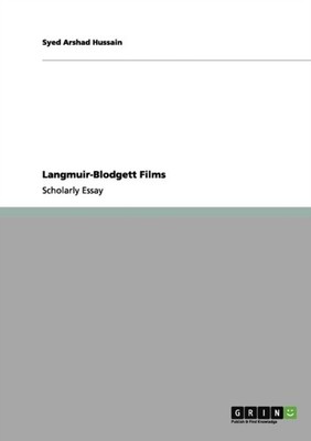 Hussain - Langmuir-Blodgett Films - New paperback or softback - 37 - X555z