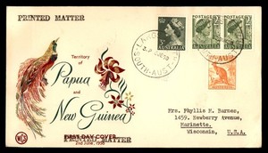 Mayfairstamps Australia FDC 1958 Bird Papua and New Guinea Cover cca_06589
