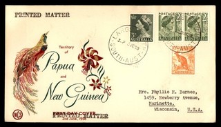 Mayfairstamps Australia FDC 1958 Bird Papua and New Guinea Cover cca_06589