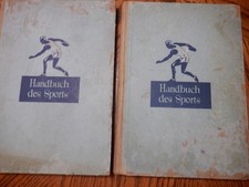 1932 HANDBUCH DES SPORTS BOOKS-2 BOOKS-NO BABE RUTH