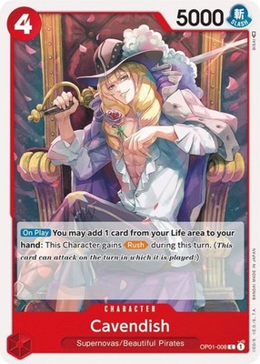 One Piece Cavendish (OP01-008/284) OP01 Romance Dawn MP