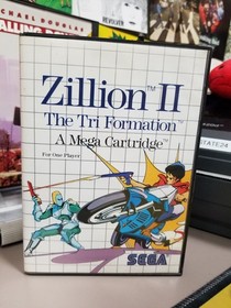 Zillion II The Tri Formation 1988 Sega Master System Video Game WORKS/NO MANUAL 